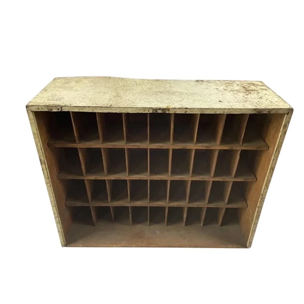 Antique Putnam Fadeless Dyes Tints General Store Metal Wood Display Cabinet